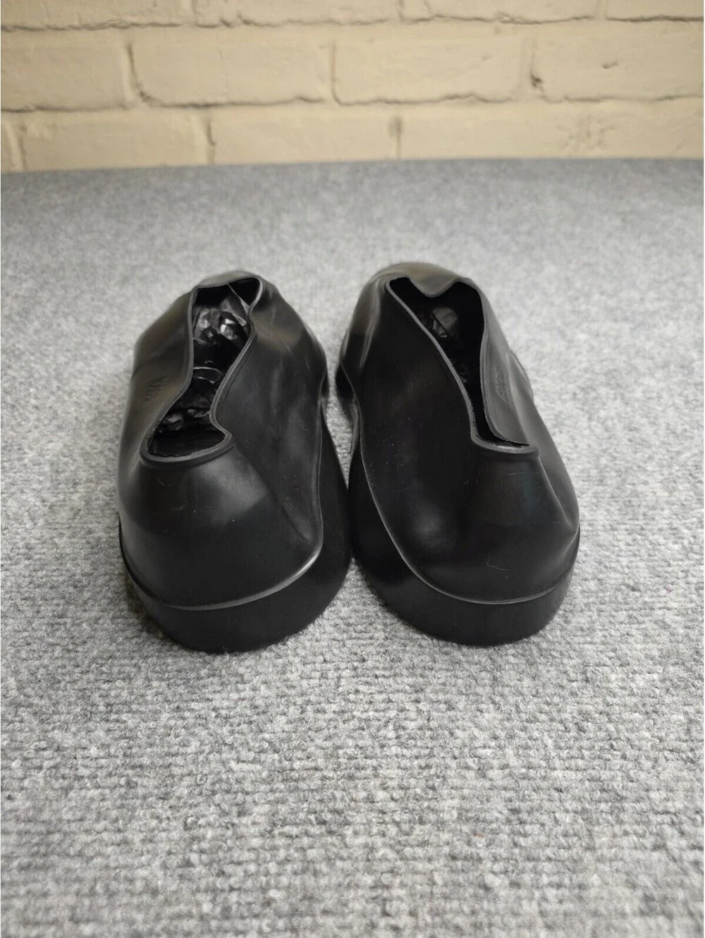 VTG Totes Natural Rubber Overshoes Galoshes Black Mens Size XL Extra Large NWOT
